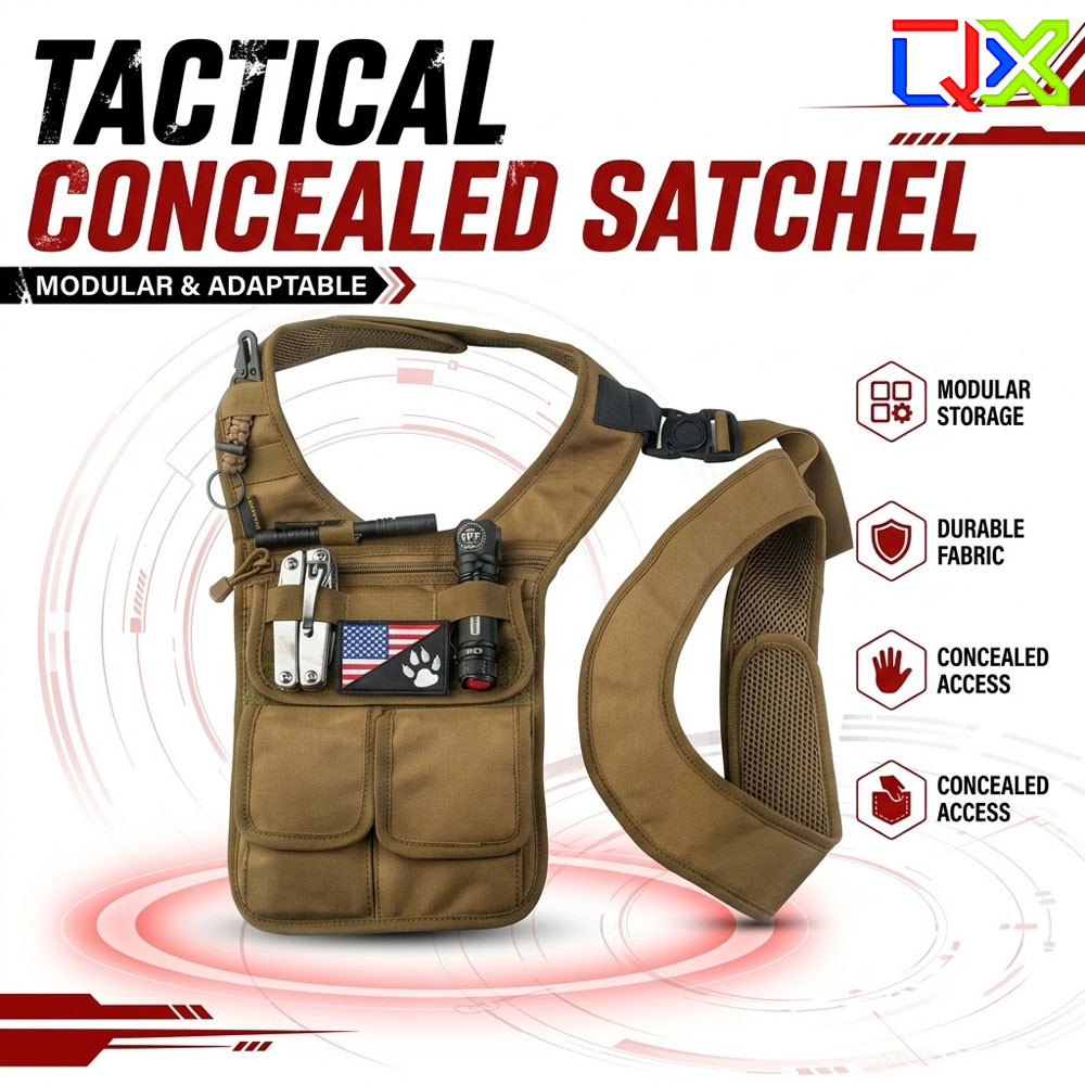 QX Tactical Concealed Satchel  - огляд і ціна Edc Carry For Men