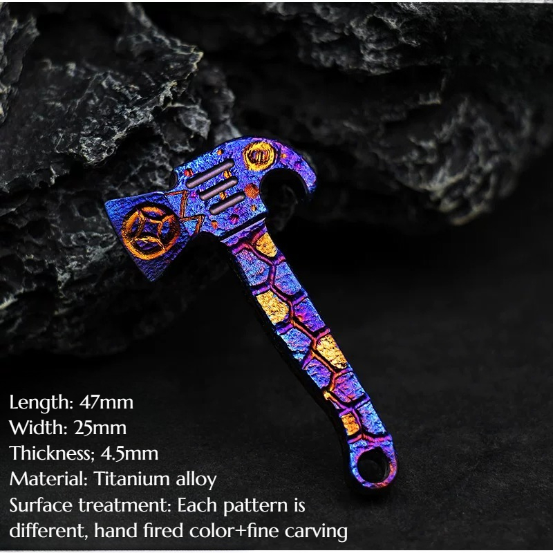 Titanium Alloy Mini Axe Hand C - огляд і ціна Titanium Pry Bar